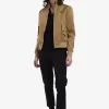 Chaquetas de mujer con forro estampado y cremallera Chaquetas de mujer con forro estampado y cremallera