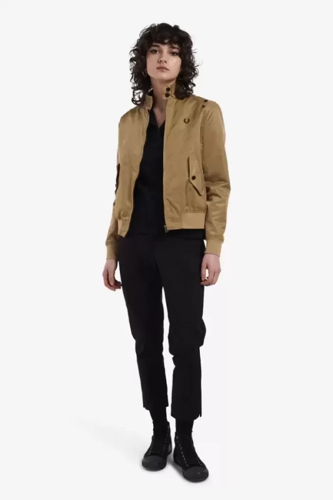 Chaquetas de mujer con forro estampado y cremallera Chaquetas de mujer con forro estampado y cremallera
