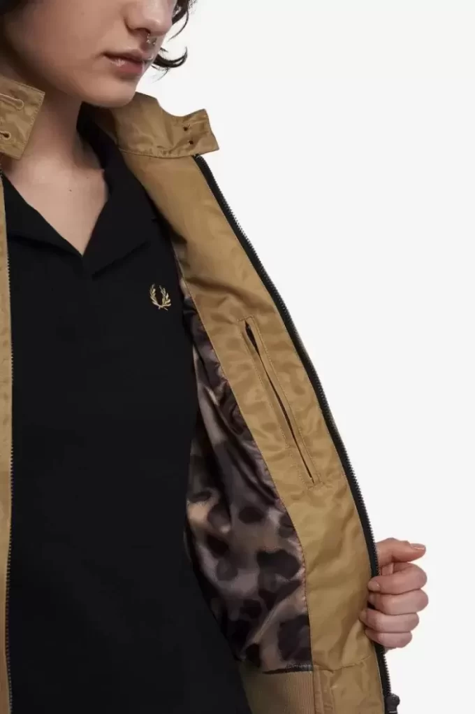 Chaquetas de mujer con forro estampado y cremallera Chaquetas de mujer con forro estampado y cremallera