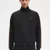 Chaquetas deportivas con cinta en contraste para hombre