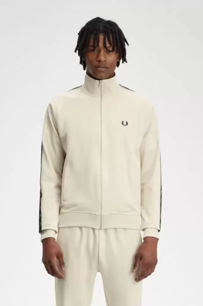Chaquetas deportivas con cinta en contraste para hombre Chaquetas deportivas con cinta en contraste para hombre