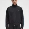Chaquetas deportivas con cinta en contraste para hombre