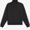 Chaquetas deportivas con cinta en contraste para hombre Chaquetas deportivas con cinta en contraste para hombre