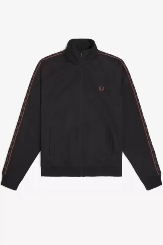 Chaquetas deportivas con cinta en contraste para hombre