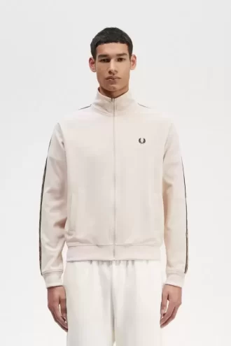 Chaquetas deportivas con cinta en contraste para hombre