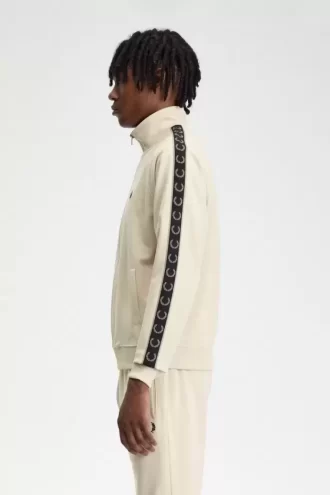 Chaquetas deportivas con cinta en contraste para hombre