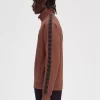 Chaquetas deportivas con cinta en contraste para hombre Chaquetas deportivas con cinta en contraste para hombre