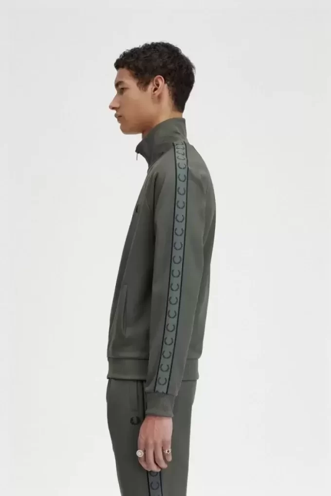 Chaquetas deportivas con cinta en contraste para hombre Chaquetas deportivas con cinta en contraste para hombre