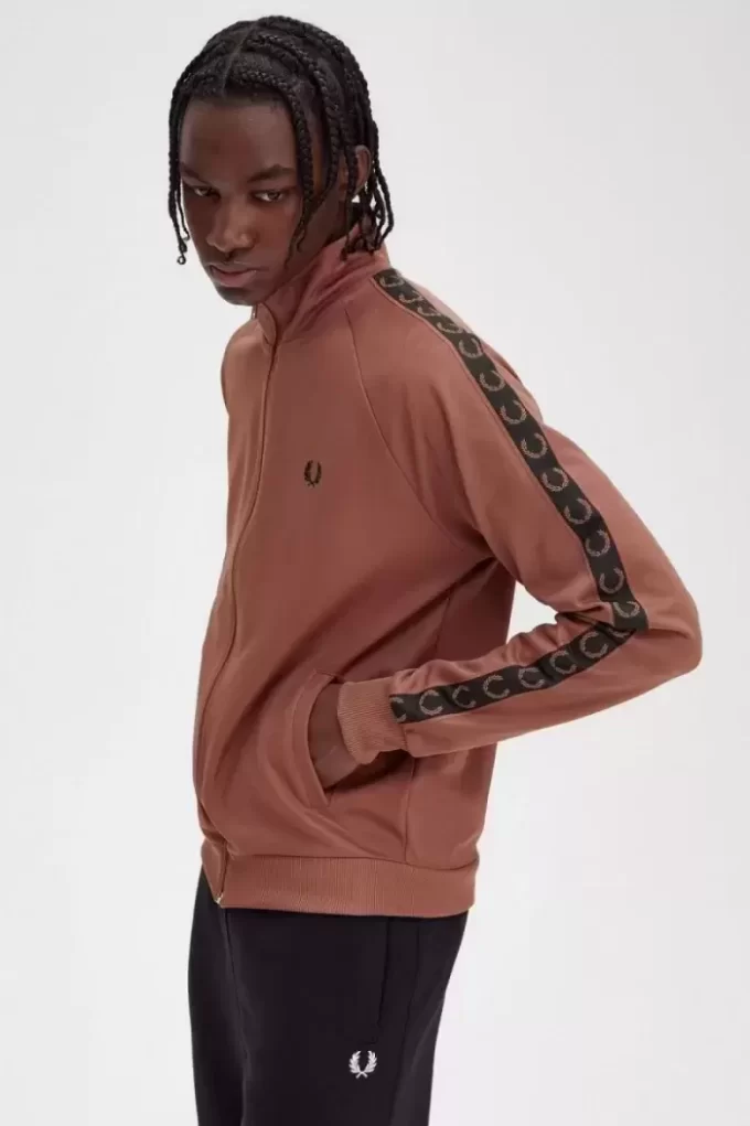 Chaquetas deportivas con cinta en contraste para hombre Chaquetas deportivas con cinta en contraste para hombre