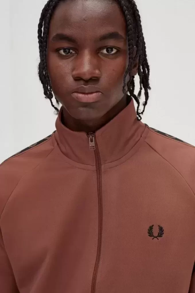 Chaquetas deportivas con cinta en contraste para hombre Chaquetas deportivas con cinta en contraste para hombre