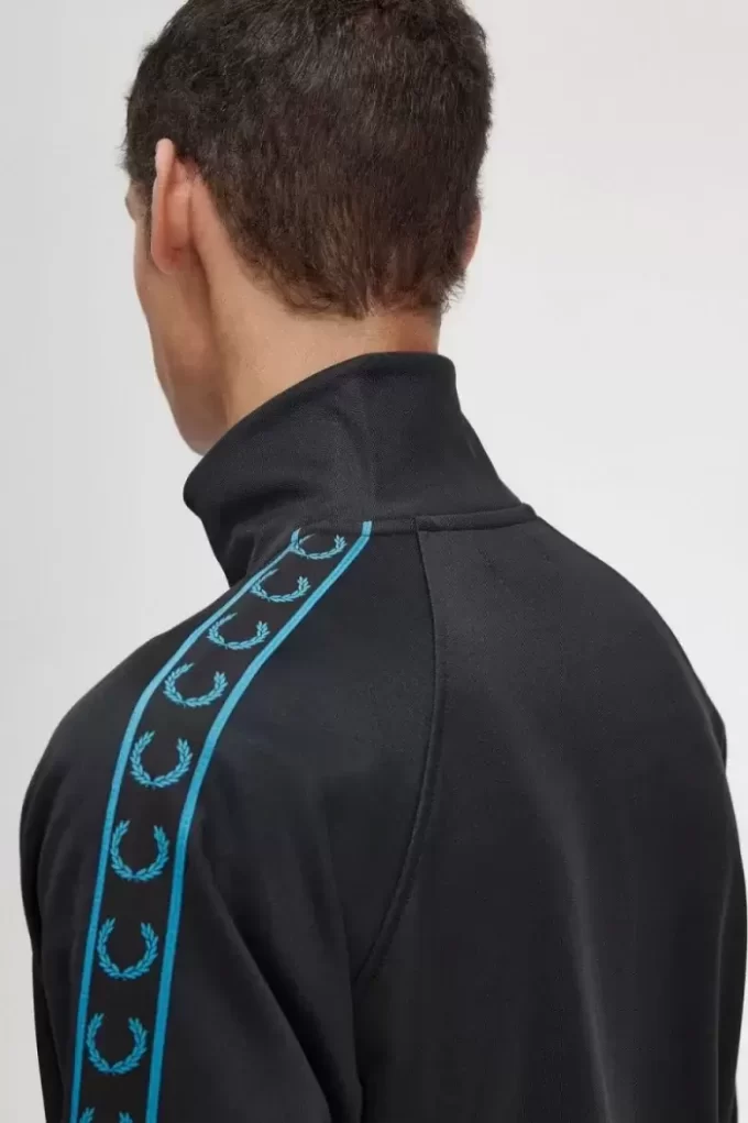 Chaquetas deportivas con cinta en contraste para hombre