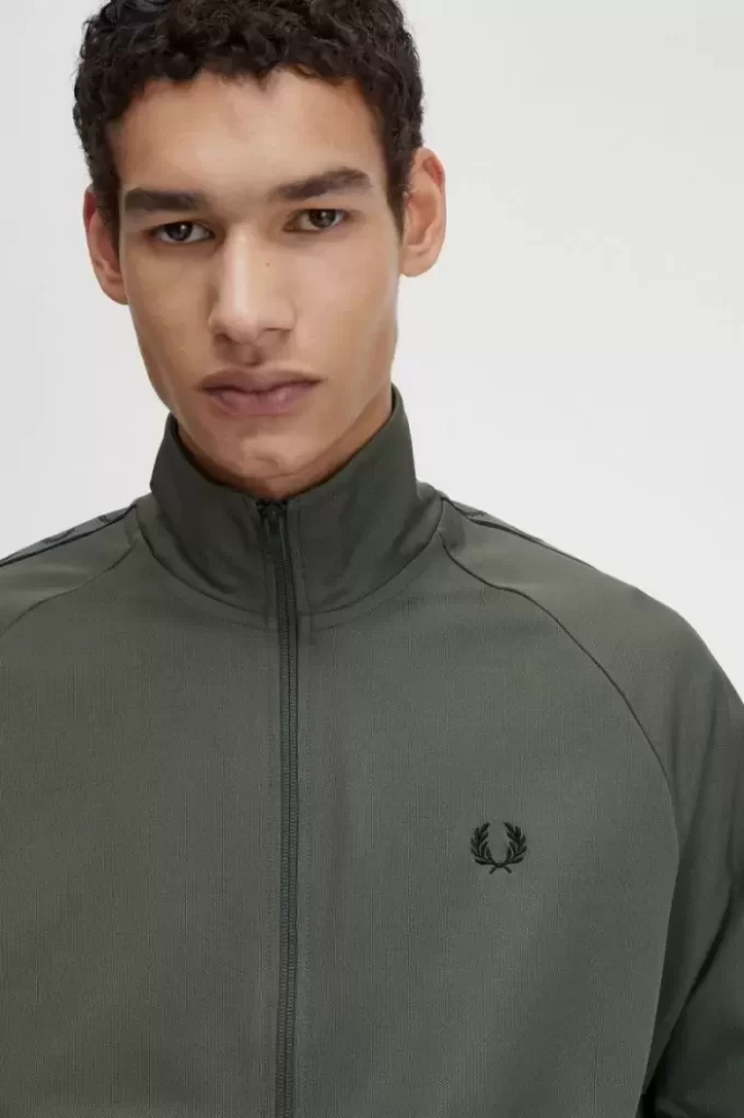 Chaquetas deportivas con cinta en contraste para hombre Chaquetas deportivas con cinta en contraste para hombre