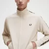 Chaquetas deportivas con cinta en contraste para hombre Chaquetas deportivas con cinta en contraste para hombre