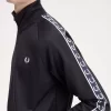 Chaquetas deportivas con cinta en contraste para hombre