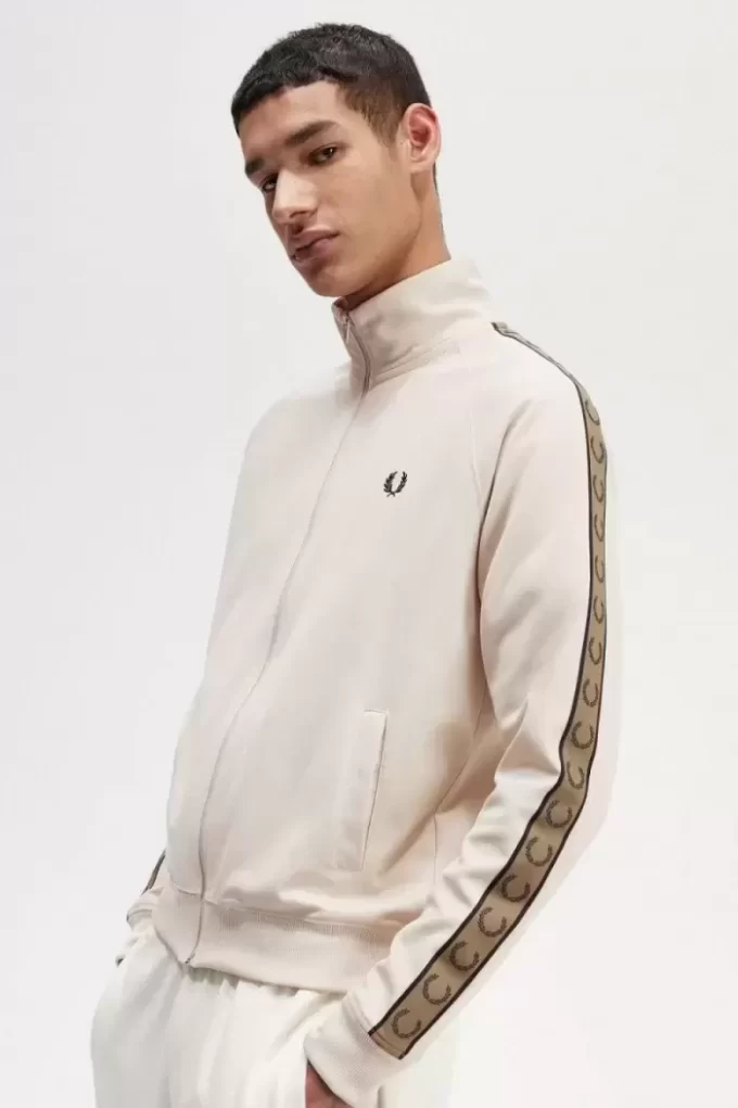 Chaquetas deportivas con cinta en contraste para hombre Chaquetas deportivas con cinta en contraste para hombre