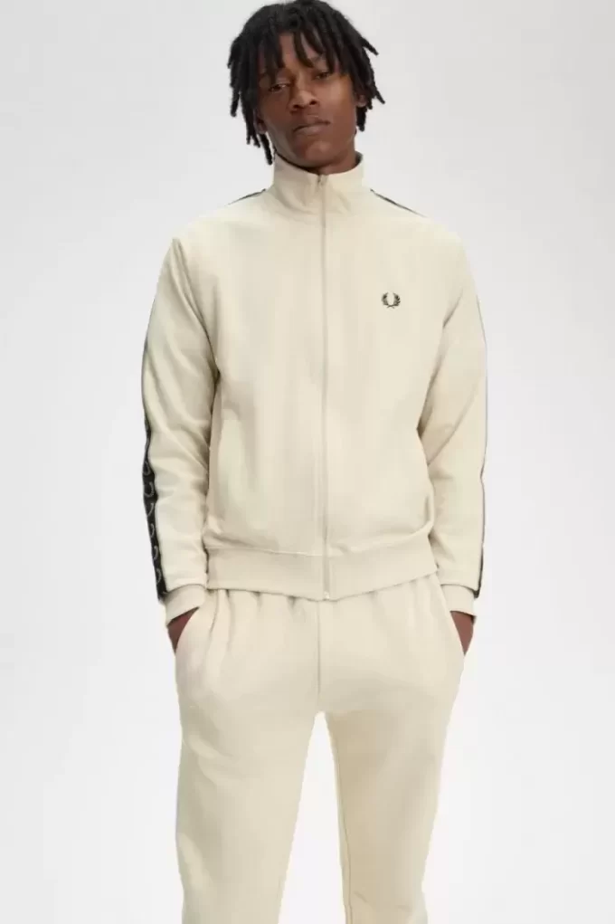 Chaquetas deportivas con cinta en contraste para hombre Chaquetas deportivas con cinta en contraste para hombre