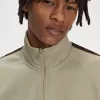 Chaquetas deportivas con cinta en contraste para hombre Chaquetas deportivas con cinta en contraste para hombre