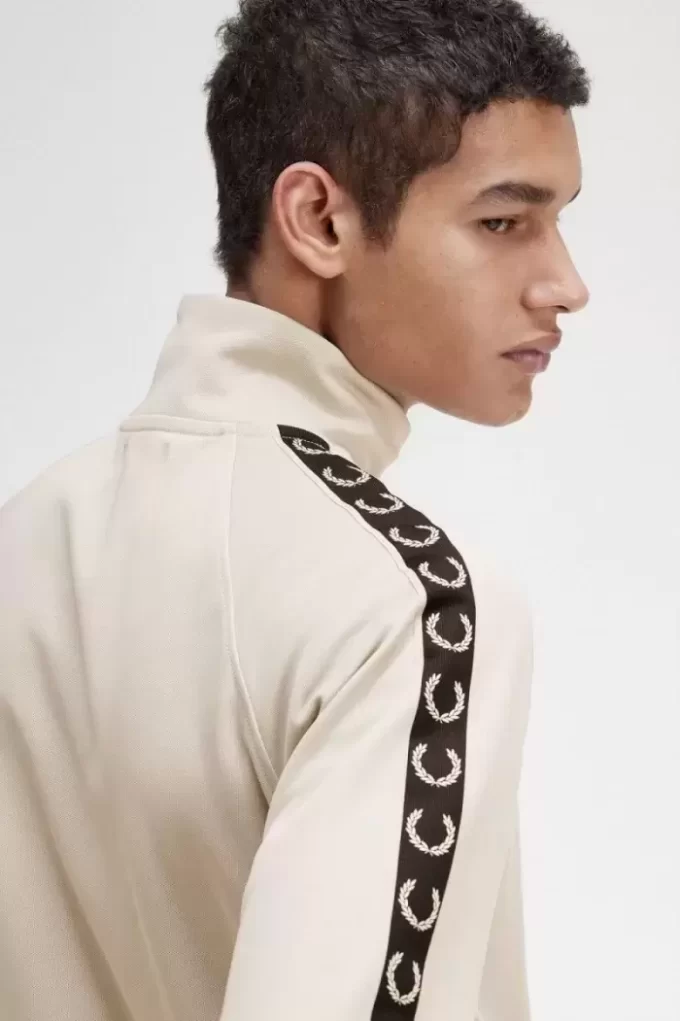 Chaquetas deportivas con cinta en contraste para hombre Chaquetas deportivas con cinta en contraste para hombre