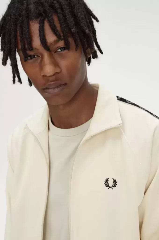 Chaquetas deportivas con cinta en contraste para hombre Chaquetas deportivas con cinta en contraste para hombre