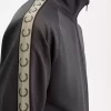 Chaquetas deportivas con cinta en contraste para hombre