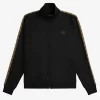 Chaquetas deportivas con cinta en contraste para hombre