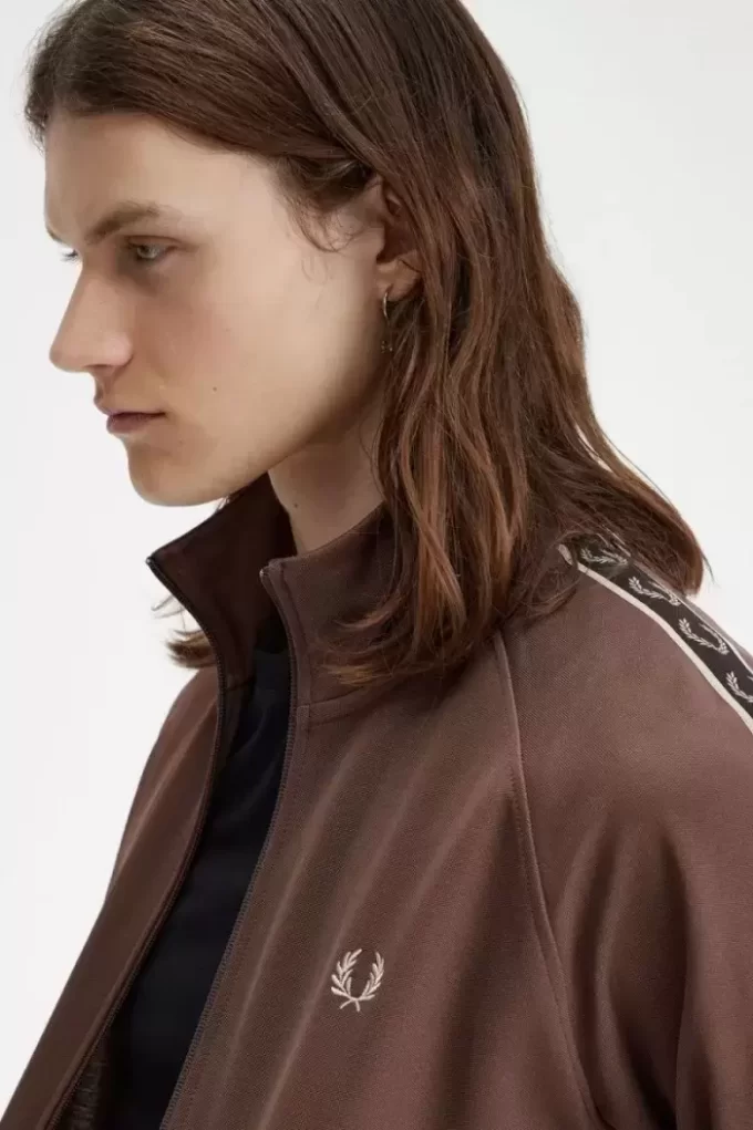 Chaquetas deportivas con cinta en contraste para hombre Chaquetas deportivas con cinta en contraste para hombre