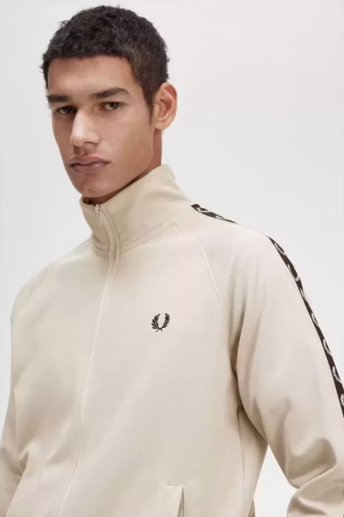 Chaquetas deportivas con cinta en contraste para hombre Chaquetas deportivas con cinta en contraste para hombre
