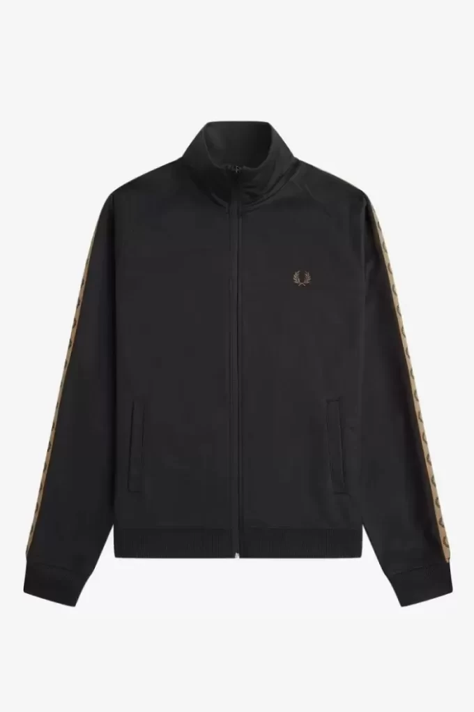 Chaquetas deportivas con cinta en contraste para hombre