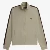 Chaquetas deportivas con cinta en contraste para hombre Chaquetas deportivas con cinta en contraste para hombre