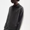 Chaquetas deportivas con cinta en contraste para hombre