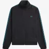 Chaquetas deportivas con cinta en contraste para hombre