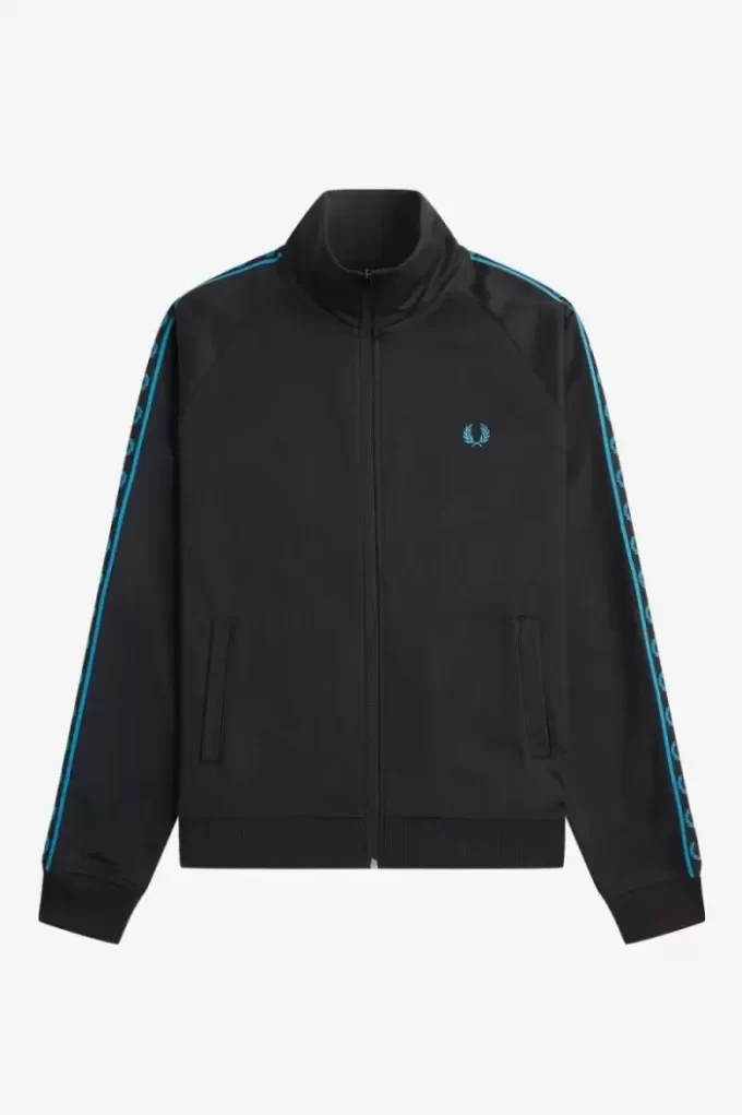 Chaquetas deportivas con cinta en contraste para hombre