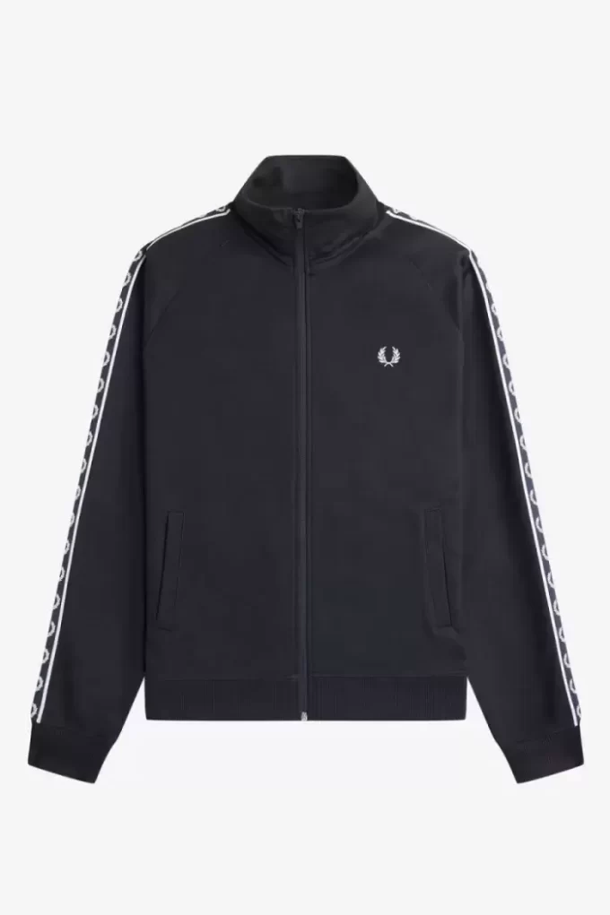 Chaquetas deportivas con cinta en contraste para hombre