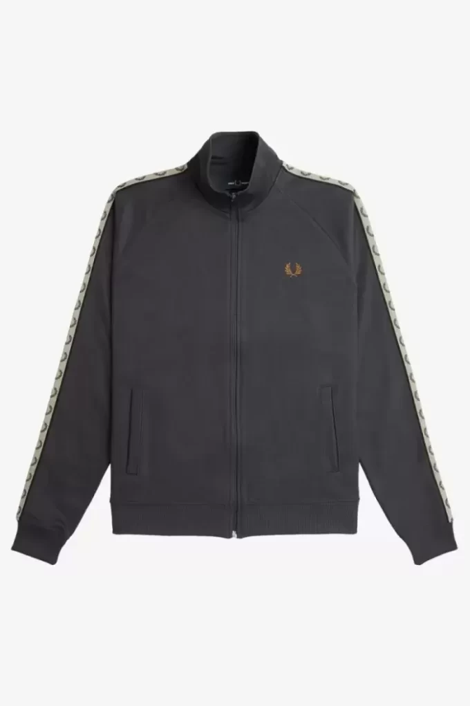 Chaquetas deportivas con cinta en contraste para hombre