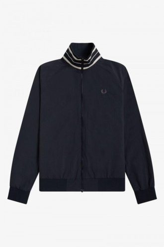 Chaquetas deportivas con cuello a rayas
