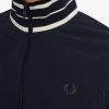 Chaquetas deportivas con cuello a rayas