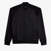 Chaquetas deportivas con cuello de bombardero y cinta tonal