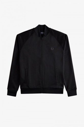 Chaquetas deportivas con cuello de bombardero y cinta tonal