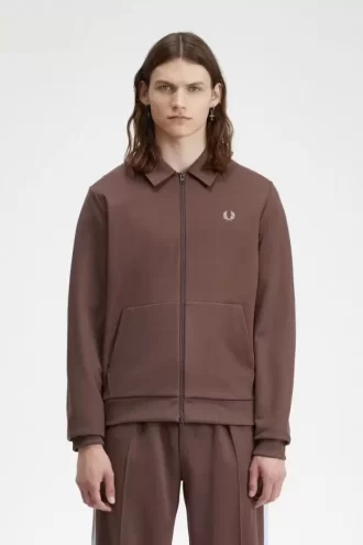 Chaquetas deportivas con cuello y detalle de cinta para hombre
