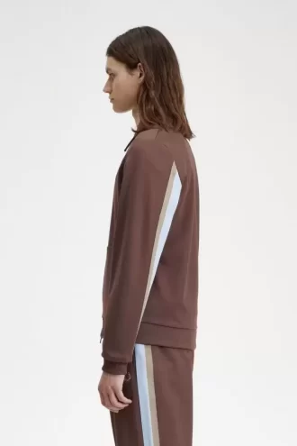 Chaquetas deportivas con cuello y detalle de cinta para hombre