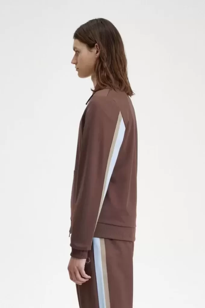 Chaquetas deportivas con cuello y detalle de cinta para hombre