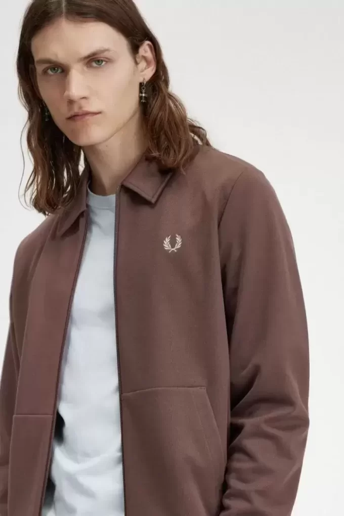 Chaquetas deportivas con cuello y detalle de cinta para hombre