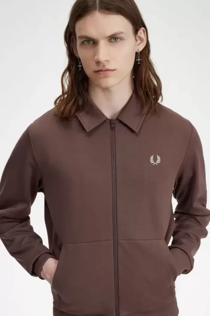 Chaquetas deportivas con cuello y detalle de cinta para hombre