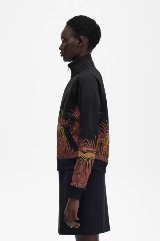 Chaquetas deportivas con estampado de palmeras para mujer Chaquetas deportivas con estampado de palmeras para mujer