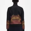 Chaquetas deportivas con estampado de palmeras para mujer Chaquetas deportivas con estampado de palmeras para mujer