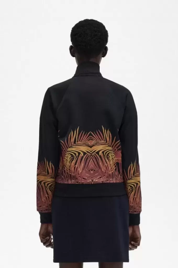 Chaquetas deportivas con estampado de palmeras para mujer Chaquetas deportivas con estampado de palmeras para mujer