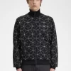 Chaquetas deportivas con estampado geométrico para hombre