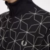 Chaquetas deportivas con estampado geométrico para hombre