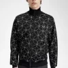 Chaquetas deportivas con estampado geométrico para hombre