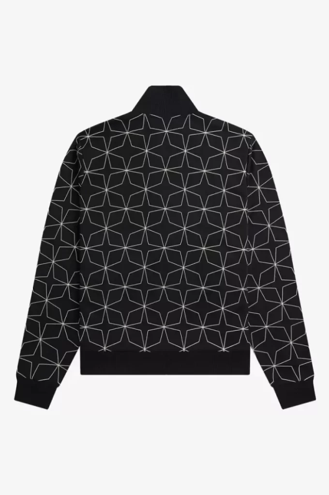 Chaquetas deportivas con estampado geométrico para hombre
